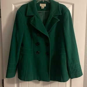 Wood winter green coat xl